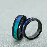 Black Color Pulsing Mood Ring - Free Worldwide Shipping!