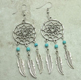 Dreamcatcher Dangle Earrings - Free Worldwide Shipping!